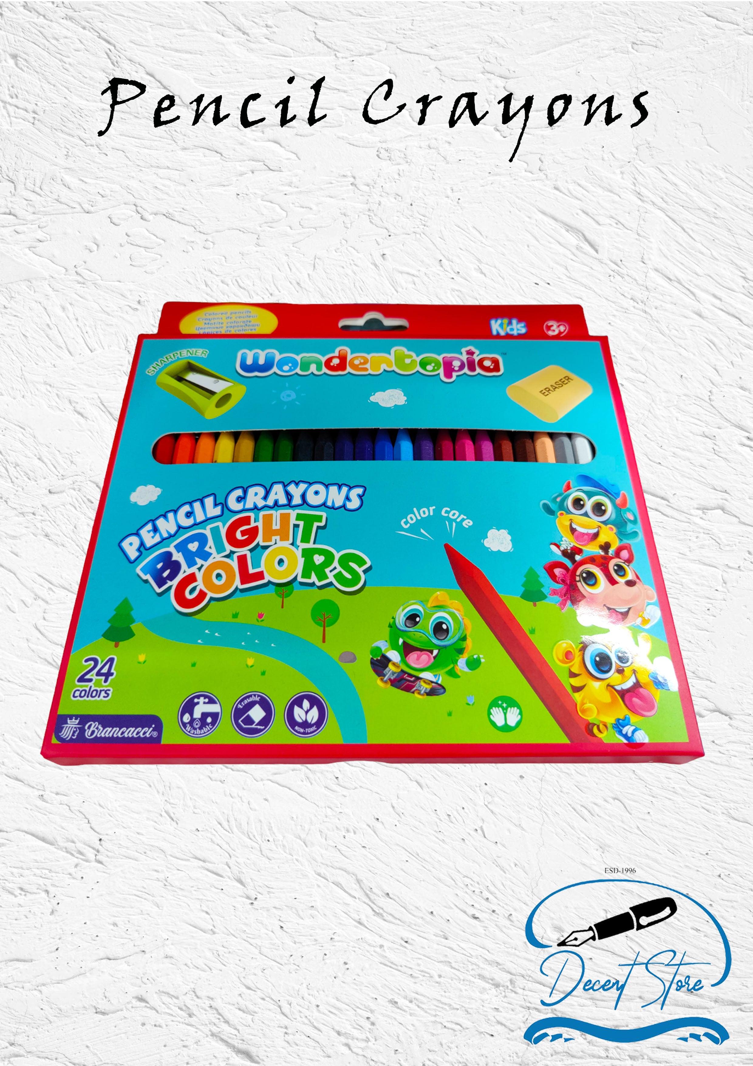 Pencil Crayons Bright Colours  by Wondertopia view 2