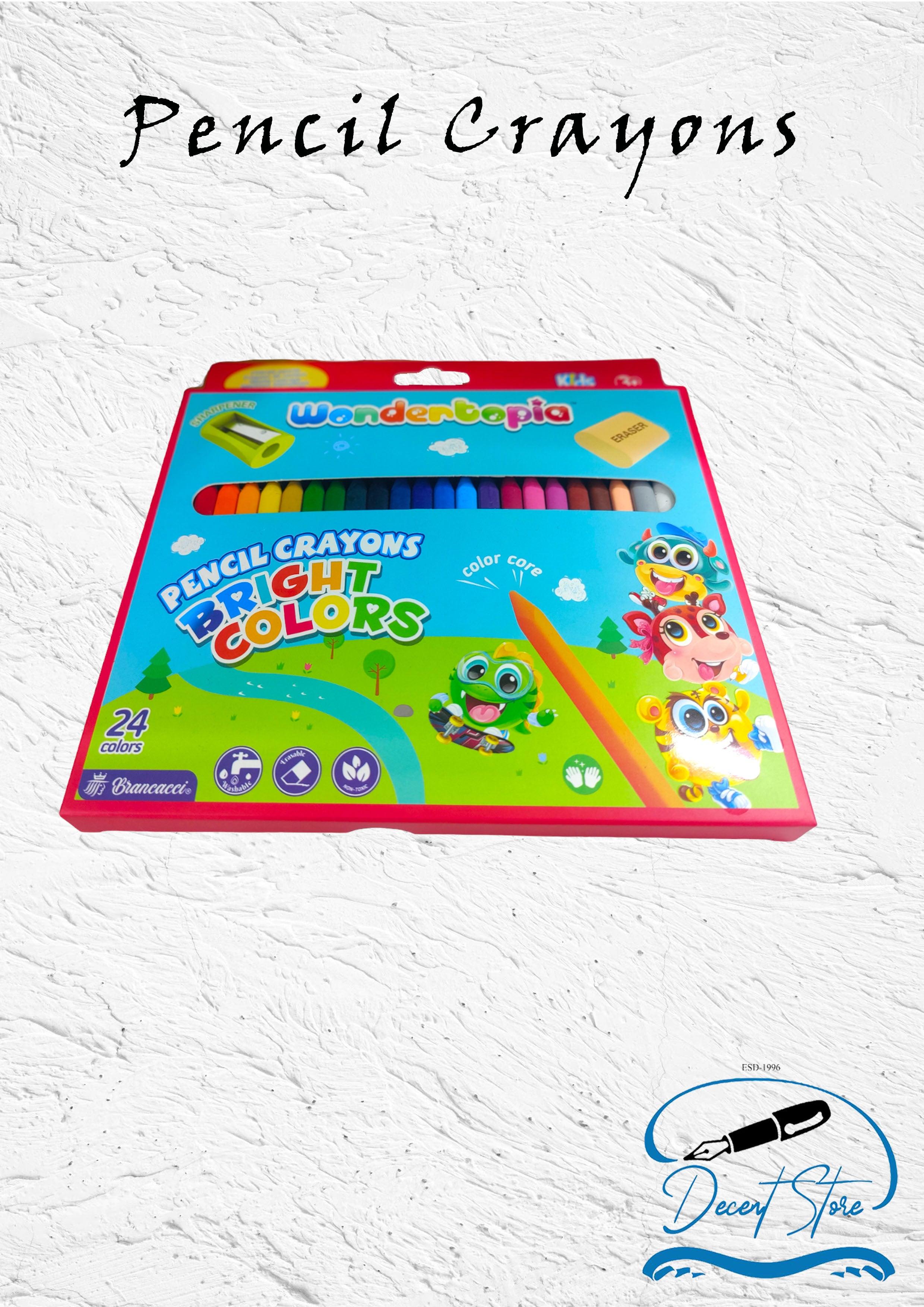 Pencil Crayons Bright Colours  by Wondertopia view 2