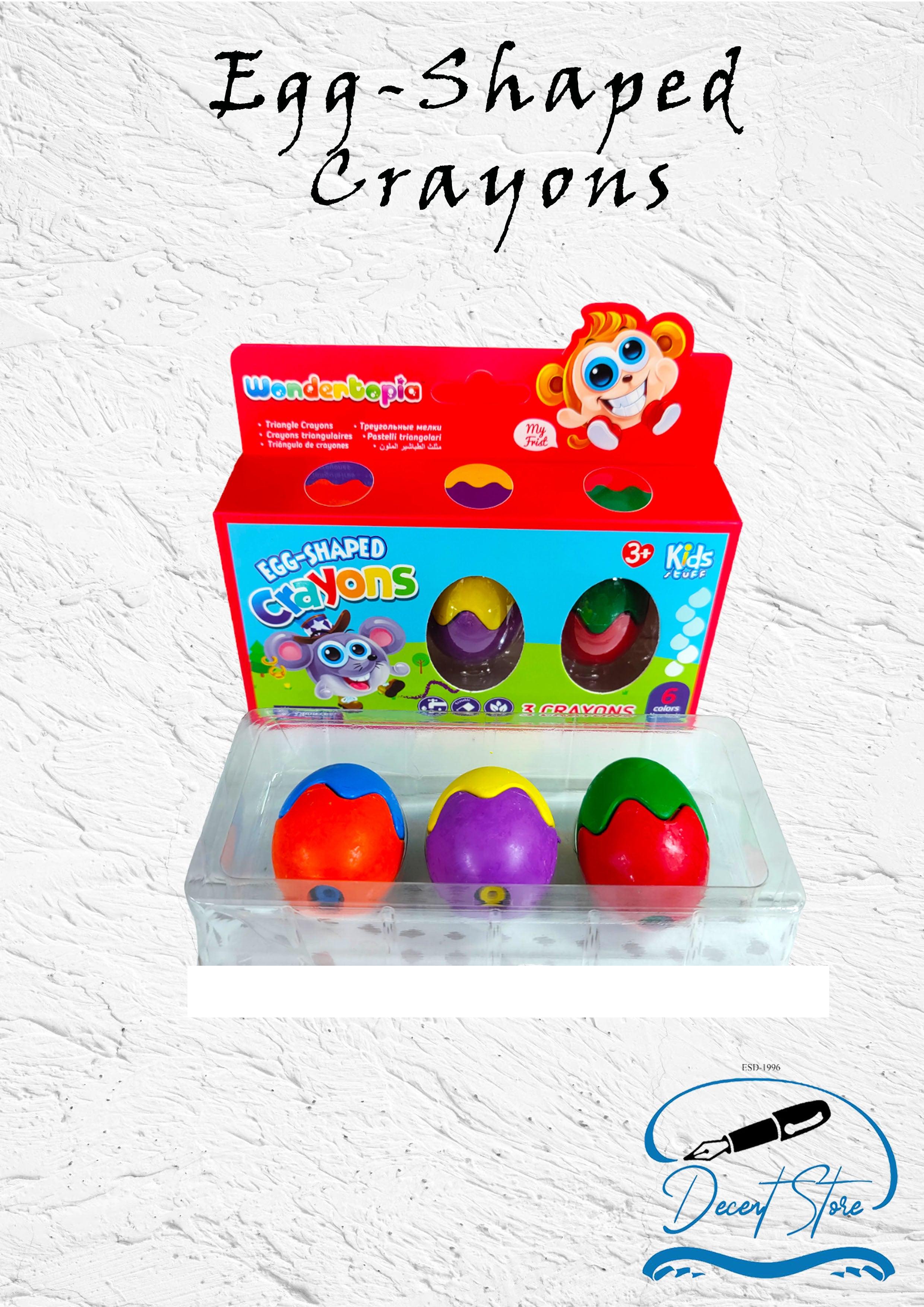 Egg Shaped Crayons by Wondertopia