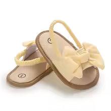 Infant Non-Slip First Walkers Footwear 0-18 Months Baby Girls Sweet Flowers Sandals Summer Soft Sole Flat Princess Dress Shoes